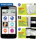 Smartphone simple avec appels simplifiées