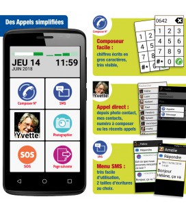 smartphone senior et composeur facile