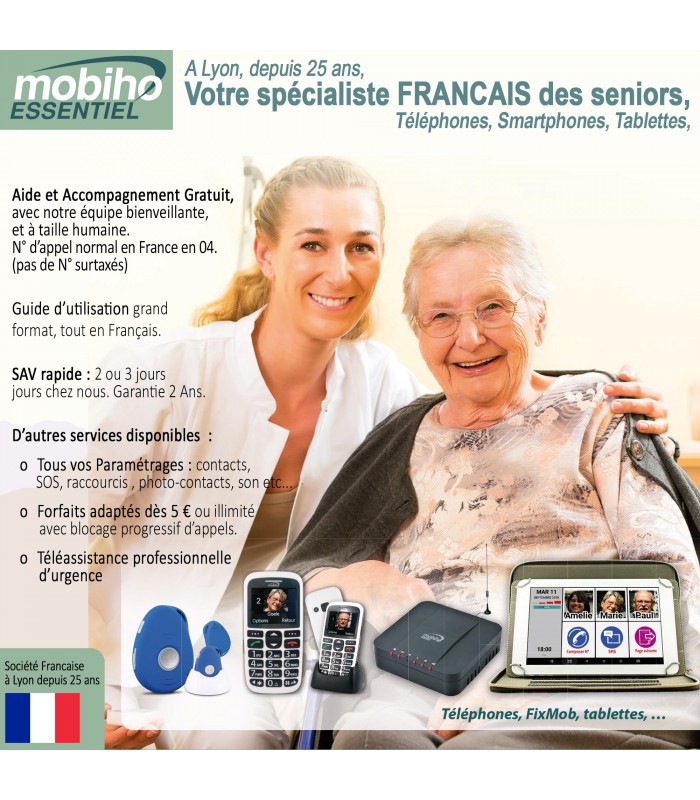 Téléphone à Clapet Pour Seniors : Gros Boutons, Son Fort, Utilisation Simplifiée
