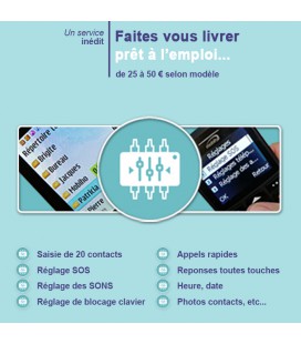 Pré-paramétrage de votre appareil