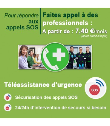 Téléassistance d'urgence 24h/24