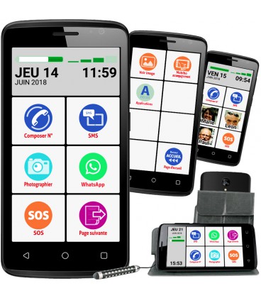 Smartphone simple pour senior facile