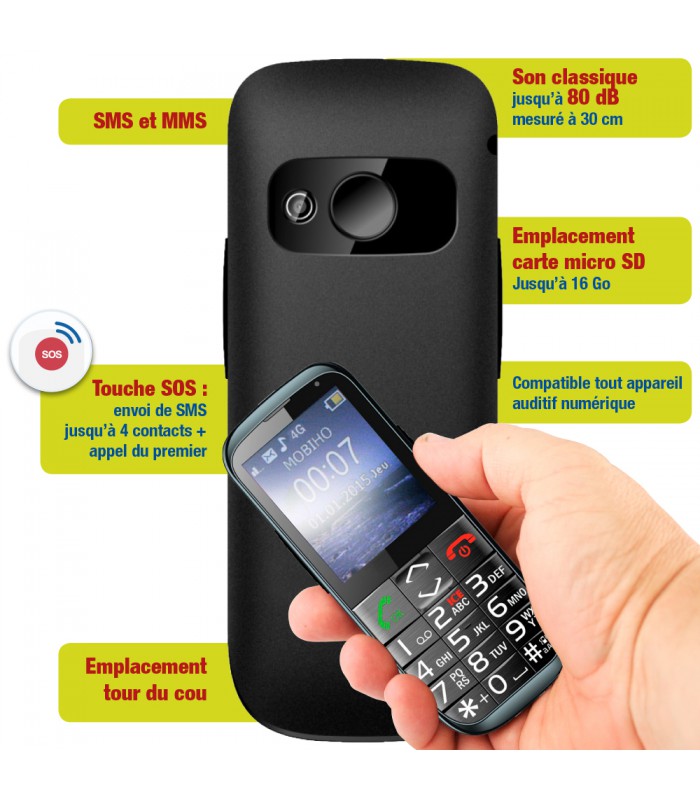 1 PC 95dB téléphone Extra-fort sonnerie téléphone  – Grandado