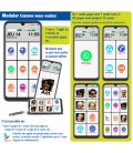 smartphone senior interface modulable