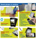 smartphone senior avec un grand ecran