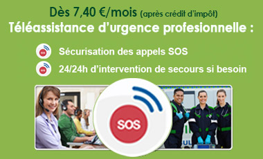teleassistance d'urgence SOS 24heure sur 24