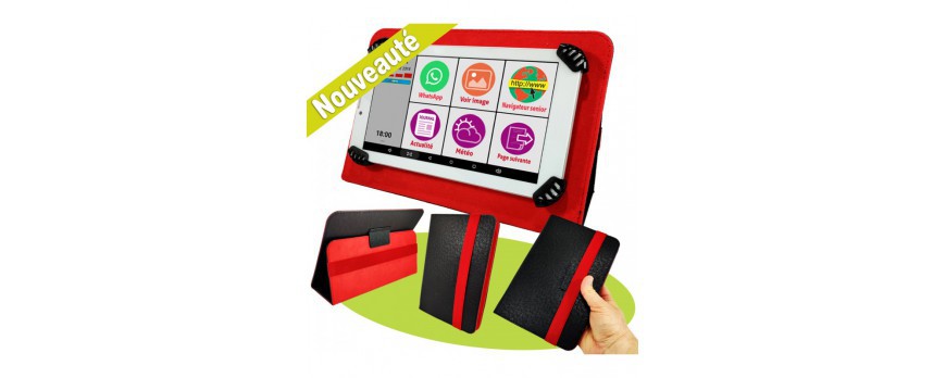 Tablette senior pour accompagner les personnes âgées tout au long de la journée.