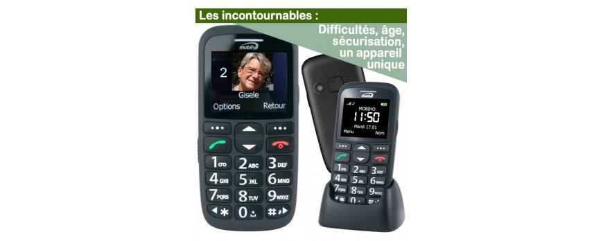 Telephone senior Geemarc et le modèle ultra simple de Mobiho : Choisir un modèle en fonction de votre personnalité.