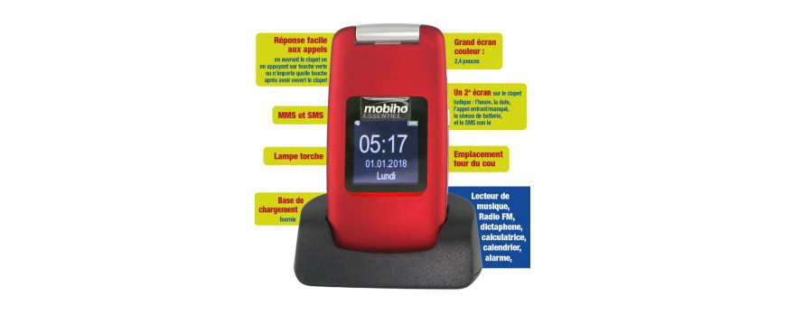 Telephone pour senior Bazile ou le mobile ultra simple de Mobiho : Comment faire pour savoir le bon portable ?