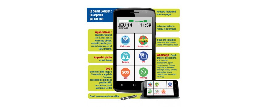 Comment choisir telephone portable simple pour une personne âgée ?